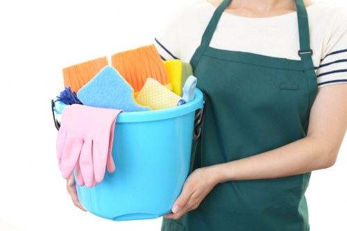 Commercial cleaning service for a W3 office reception area