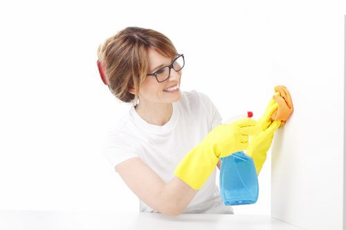 Upholstery cleaning treatment for a fabric sofa in West London
