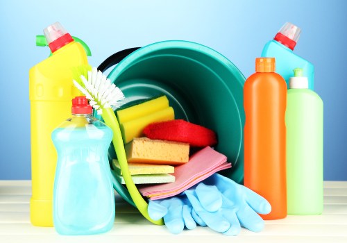 Cleaning dust and residue from a renovated kitchen in W3