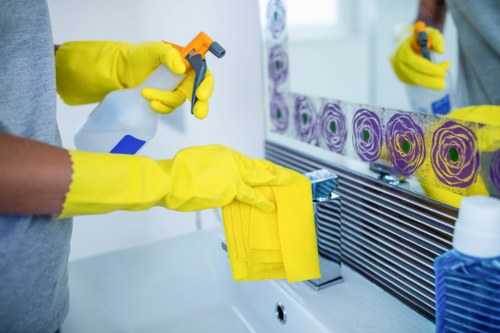 Move-in cleaning for an office space in W3 before staff arrival