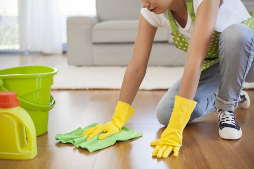 Professional cleaning for a shared commercial property in W3